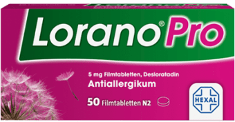 Lorano®Pro – Keine Allergietablette ist stärker1